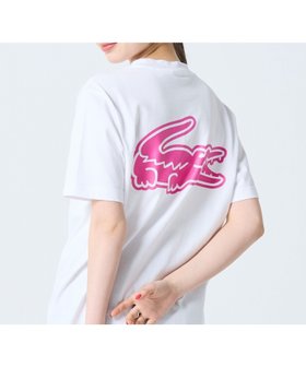 【ラコステ/LACOSTE / MEN】の【オンライン限定】LACOSTE オーバーサイズ バック プリント Tシャツ 大人の最旬トレンドファッション＆コーディネート founy(ファウニー) ファッション Fashion メンズファッション Fashion for Men コンパクト Compact, Small Size スウェット / スエット Sweatshirt, Sweatwear ダウン Down, Puffer トレンド Trend, Trending Now パープル Purple, Violet ビッグ Big, Oversized フェミニン Feminine, Girly プリント Print, Printed Pattern ラバー Rubber, Rubber Sole リラックス Relax, Relaxed Fit ルーズ Loose, Oversized おすすめ Recommended / Our Picks 2026年 2026 2026春夏・S/S Spring/Summer 2026 SS26 |ID:prp329100004949979