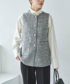 【アーバンリサーチ/URBAN RESEARCH】のノーカラーツイードジレ ブラック系その他|ID: prp329100004950024 ipo3291000000037146402