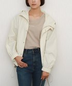 【リベルモア/libelle more】の【NC撥水加工】裾ドロストミドル丈ブルゾン マウンテンパーカー アイボリー|ID: prp329100004950199 ipo3291000000037147703