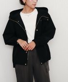 【リベルモア/libelle more】の【NC撥水加工】裾ドロストミドル丈ブルゾン マウンテンパーカー クロ|ID: prp329100004950199 ipo3291000000037147714