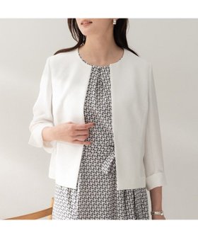 【アンタイトル/UNTITLED】 【洗える/短ジャケ】ミニマルシルエットジャケット人気、トレンドファッション・服の通販 founy(ファニー) ファッション Fashion レディースファッション Fashion for Women アウター Coat / Outerwear Collection レディースジャケット・軽アウター Jackets おすすめ Recommended / Our Picks ジャケット Jacket, Outerwear スマート Smart, Elegant スリット Slit, Slit Detail フロント Front, Front Design ポケット Pocket, Pocket Detail 夏 Summer 春 Spring S/S・春夏 SS, Spring/Summer, Warm Season 洗える Machine Washable 羽織 Haori, Light Jacket |ID:prp329100004950223