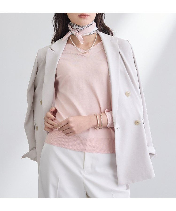 【インディヴィ/INDIVI】の【洗える/多機能/SETUP可】着る日傘ダブルジャケット インテリア・キッズ・メンズ・レディースファッション・服の通販 founy(ファニー) 　ファッション　Fashion　レディースファッション　Fashion for Women　アウター　Coat / Outerwear Collection　レディースジャケット・軽アウター　Jackets　レイングッズ・傘・晴雨兼用傘　Umbrellas & Rain Gear　ヴィンテージ　Vintage Style　洗える　Machine Washable　ジャケット　Jacket, Outerwear　ストレッチ　Stretch, Stretchy Fabric　スマート　Smart, Elegant　ダブル　Double, Double-Breasted　ポケット　Pocket, Pocket Detail　日傘　Parasol, UV Umbrella　リラックス　Relax, Relaxed Fit　ワイド　Wide, Wide Fit　おすすめ　Recommended / Our Picks　ライトグレー|ID: prp329100004950239 ipo3291000000037148014