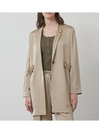 【スタイリング/styling】の【セットアップ対応】サテンロングジャケット BEG[037]|ID: prp329100004950241 ipo3291000000037148028