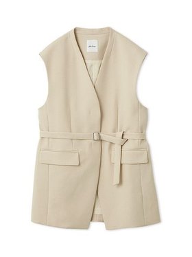 【ミラオーウェン/Mila Owen】 共ベルト付きオーバーサイズノーカラーベスト人気、トレンドファッション・服の通販 founy(ファニー) ファッション Fashion レディースファッション Fashion for Women アウター Coat / Outerwear Collection トップス・カットソー Cut & Sew Tops ベスト&ジレ / 重ね着スタイル Vests & Gilets ベルト&ウエストマーク Belts & Waist Accessories エレガント 上品 Elegant スマート Smart, Elegant ツイード Twill, Twill Weave ベスト Vest, Waistcoat メランジ Melange, Mixed Yarn |ID:prp329100004950279
