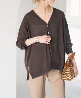 【スピック&スパン/Spick & Span】の《接触冷感 / 》ICE FINE Vネックカーディガン 人気、トレンドファッション・服の通販 founy(ファニー) ファッション Fashion レディースファッション Fashion for Women トップス・カットソー Cut & Sew Tops カーディガン・羽織り Layered Style Cardigans Vネックトップス V-Neck Tops / V-Cut Neckline Shirts イタリア Italy インド Indian Textile カーディガン Cardigan, Knitwear コンパクト Compact, Small Size サマー Summer, Summer Style ノースリーブ Sleeveless, No-Sleeve ポンチョ Poncho, Cape Style リラックス Relax, Relaxed Fit おすすめ Recommended / Our Picks 夏 Summer |ID:prp329100004950299