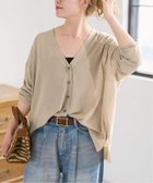 【スピック&スパン/Spick & Span】の《接触冷感 / 》ICE FINE Vネックカーディガン ベージュ|ID:prp329100004950299
