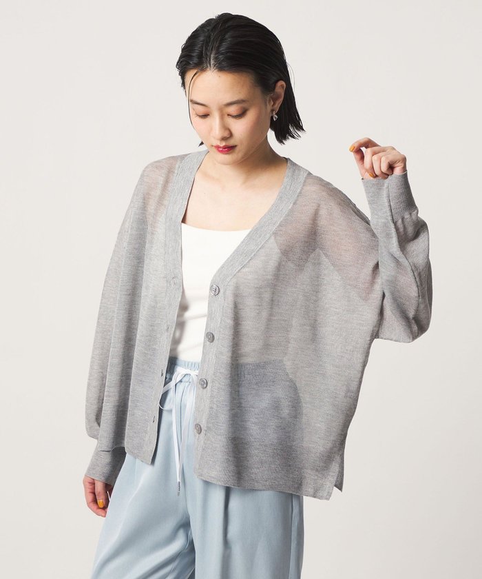 【ユナイテッドアローズ/UNITED ARROWS】のシアー Vネックカーディガン -ウォッシャブル- A DAY IN THE LIFE インテリア・キッズ・メンズ・レディースファッション・服の通販 founy(ファウニー) https://founy.com/ ファッション Fashion レディースファッション Fashion for Women トップス・カットソー Cut & Sew Tops カーディガン・羽織り Layered Style Cardigans Vネックトップス V-Neck Tops / V-Cut Neckline Shirts ウォッシャブル Machine Washable カーディガン Cardigan, Knitwear シアー Sheer, See-Through タンク Tank Top, Sleeveless Top トレンド Trend, Trending Now 人気 Popular, Best Seller バランス Balance, Style Balance ブライト Bright, Shiny アウトレット Outlet / Clearance エレガント 上品 Elegant ビジネス 仕事 通勤 Business / Work / Commuting |ID: prp329100004950313 ipo3291000000037316540