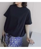 【ジャーナルスタンダード レリューム/JOURNAL STANDARD relume】のフレンチスリーブボーダーTシャツ ブラック|ID:prp329100004950359