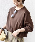 【シップス フォー ウィメン/SHIPS】の手洗い可能 ハイゲージ ドルマン プルオーバー ブラウン|ID:prp329100004950381