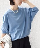 【シップス フォー ウィメン/SHIPS】の手洗い可能 ハイゲージ ドルマン プルオーバー ブルー|ID:prp329100004950381