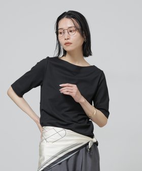 【ナノ ユニバース/nano universe】 Anti Soaked 汗染み防止ボートネックTシャツ人気、トレンドファッション・服の通販 founy(ファニー) ファッション Fashion レディースファッション Fashion for Women トップス・カットソー Cut & Sew Tops シャツ・ブラウス・オフィスカジュアル Elegant Blouses & Button-Ups ロングTシャツ・Tシャツ Longline T-Shirts & Tees 今季 This Season, Current Season 吸水 Absorbent, Quick-Dry 定番 Standard, Basic Item 人気 Popular, Best Seller 再入荷 Restock / Back in Stock 2026年 2026 2026春夏・S/S Spring/Summer 2026 SS26 |ID:prp329100004950385