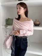 【フレイ アイディー/FRAY I.D】のギャザーオフショルカットソー PNK[066]|ID:prp329100004950405