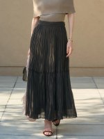 【アニュアンス/anuans】のエアリーワッシャープリーツスカート 人気、トレンドファッション・服の通販 founy(ファニー) ファッション Fashion レディースファッション Fashion for Women スカート Skirts プリーツスカート / 上品フェミニンスタイル Pleated Skirts エアリー Airy Texture ギャザー Gathered, Ruffled シンプル Simple, Minimal プリーツ Pleats, Pleated ラグジュアリー Luxury, Elegant |ID:prp329100004950463