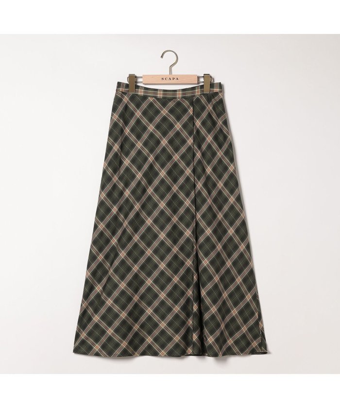【スキャパ/SCAPA】のトロワチェックスカート インテリア・キッズ・メンズ・レディースファッション・服の通販 founy(ファニー) https://founy.com/ ファッション Fashion レディースファッション Fashion for Women スカート Skirts キルト Quilt, Quilted Fabric チェック Check, Plaid, Tartan ドレープ Drape, Draping Fabric バイアス Bias, Diagonal Cut バランス Balance, Style Balance フィット Fit, Slim Fit エレガント 上品 Elegant |ID: prp329100004950473 ipo3291000000037149911