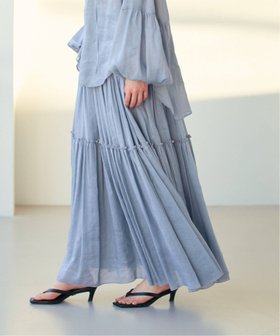 【ノーブル / スピック&スパン/NOBLE / Spick & Span】 《セットアップ対応》ラミーリヨセルツイルティアードスカート人気、トレンドファッション・服の通販 founy(ファニー) ファッション Fashion レディースファッション Fashion for Women セットアップ Matching Sets スカート・ミニ/ミディ/マキシ Skirts / Mini, Midi & Maxi Skirts スカート Skirts ティアードスカート Tiered Skirts ギャザー Gathered, Ruffled コンパクト Compact, Small Size セットアップ Set-Up, Coordinated Outfit ティアード Tiered, Tiered Style ティアードスカート Tiered Skirt, Flounced Skirt バランス Balance, Style Balance ブルゾン Blouson, Bomber Jacket エレガント 上品 Elegant 夏 Summer 定番 Standard, Basic Item 春 Spring S/S・春夏 SS, Spring/Summer, Warm Season |ID:prp329100004950476