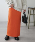 【ディスコート/Discoat】の【3~5サイズ展開/リピーター多数◎】リブカットナロースカート《WEB限定》 オレンジその他2|ID: prp329100004950478 ipo3291000000037150000