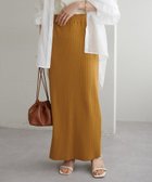 【ディスコート/Discoat】の【3~5サイズ展開/リピーター多数◎】リブカットナロースカート《WEB限定》 マスタード|ID: prp329100004950478 ipo3291000000037150002