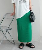 【ディスコート/Discoat】の【3~5サイズ展開/リピーター多数◎】リブカットナロースカート《WEB限定》 ライムグリーン|ID: prp329100004950478 ipo3291000000037150003