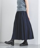 【ユナイテッドアローズ/UNITED ARROWS】のシャンブレー タフタ プリーツスカート NAVY|ID: prp329100004950485 ipo3291000000037150168