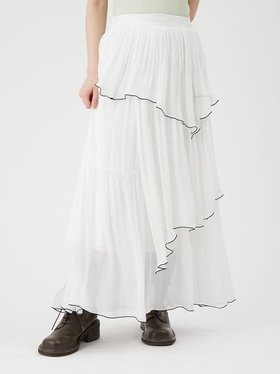 【リリーブラウン/Lily Brown】 メローフリル光沢シアースカート人気、トレンドファッション・服の通販 founy(ファニー) ファッション Fashion レディースファッション Fashion for Women スカート Skirts アシンメトリー Asymmetrical Style ギャザー Gathered, Ruffled コンパクト Compact, Small Size 今季 This Season, Current Season シアー Sheer, See-Through スマート Smart, Elegant トレンド Trend, Trending Now フリル Frill, Ruffle おすすめ Recommended / Our Picks エレガント 上品 Elegant |ID:prp329100004950486