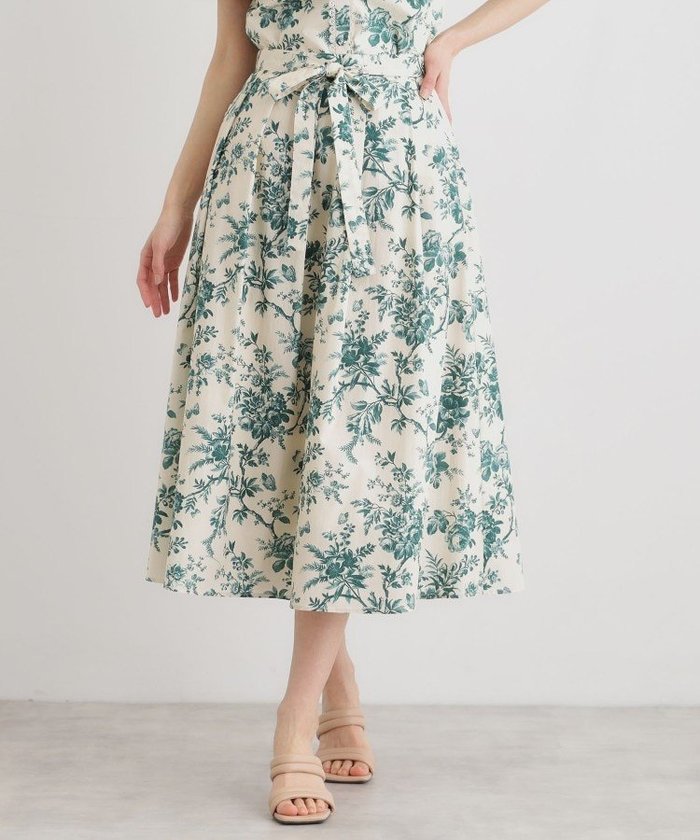 【ローラアシュレイ/LAURA ASHLEY】の【洗える/コットン100%/ウエストゴム/3colors】ウォールド ガーデン柄スカート インテリア・キッズ・メンズ・レディースファッション・服の通販 founy(ファニー) https://founy.com/ ファッション Fashion レディースファッション Fashion for Women スカート Skirts 春 Spring 洗える Machine Washable ガーデン Garden, Gardening サンダル Sandals, Summer Shoes シンプル Simple, Minimal スニーカー Sneakers, Trainers スマート Smart, Elegant セットアップ Set-Up, Coordinated Outfit フェミニン Feminine, Girly ボタニカル Botanical, Floral Pattern ポケット Pocket, Pocket Detail リボン Ribbon, Bow S/S・春夏 SS, Spring/Summer, Warm Season おすすめ Recommended / Our Picks 夏 Summer 旅行 Travel エレガント 上品 Elegant |ID: prp329100004950490 ipo3291000000037150243