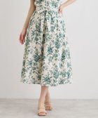 【ローラアシュレイ/LAURA ASHLEY】の【洗える/コットン100%/ウエストゴム/3colors】ウォールド ガーデン柄スカート グリーン|ID: prp329100004950490 ipo3291000000037150245