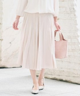 【アンタイトル/UNTITLED】 【ウエストゴム/セレモニー】デシン プリーツスカート人気、トレンドファッション・服の通販 founy(ファニー) ファッション Fashion レディースファッション Fashion for Women スカート Skirts プリーツスカート / 上品フェミニンスタイル Pleated Skirts ジャケット Jacket, Outerwear スマート Smart, Elegant セレモニー Ceremony ツイード Twill, Twill Weave プリーツ Pleats, Pleated ポケット Pocket, Pocket Detail エレガント 上品 Elegant |ID:prp329100004950499