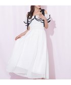 【ジルバイジルスチュアート/JILL by JILLSTUART】のパイピングフリルキャミワンピース ホワイトドット1|ID:prp329100004950533