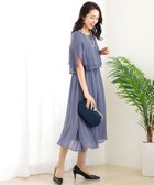 【アッドルージュ/AddRouge】の【選べる着丈】 ラッフル袖 ドレス ワンピース ロング丈 結婚式 演奏会 ミディ丈:グレイッシュブルー|ID: prp329100004956812 ipo3291000000037367442