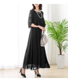【アッドルージュ/AddRouge】の【選べる着丈】 ラッフル袖 ドレス ワンピース ロング丈 結婚式 演奏会 ロング丈:ブラック|ID: prp329100004956812 ipo3291000000037367449