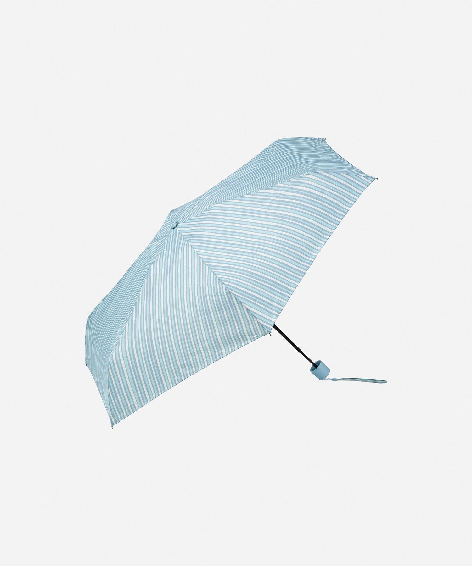 【マリメッコ/marimekko】のMini Manual Piccolo 折りたたみ傘 インテリア・キッズ・メンズ・レディースファッション・服の通販 founy(ファニー) 　ファッション　Fashion　レディースファッション　Fashion for Women　レイングッズ・傘・晴雨兼用傘　Umbrellas & Rain Gear　コンパクト　Compact, Small Size　ストライプ　Stripe, Striped Pattern　スマート　Smart, Elegant　傘　Umbrella, Parasol　ライトブルー×ライトブルー|ID: prp329100004956837 ipo3291000000037194179