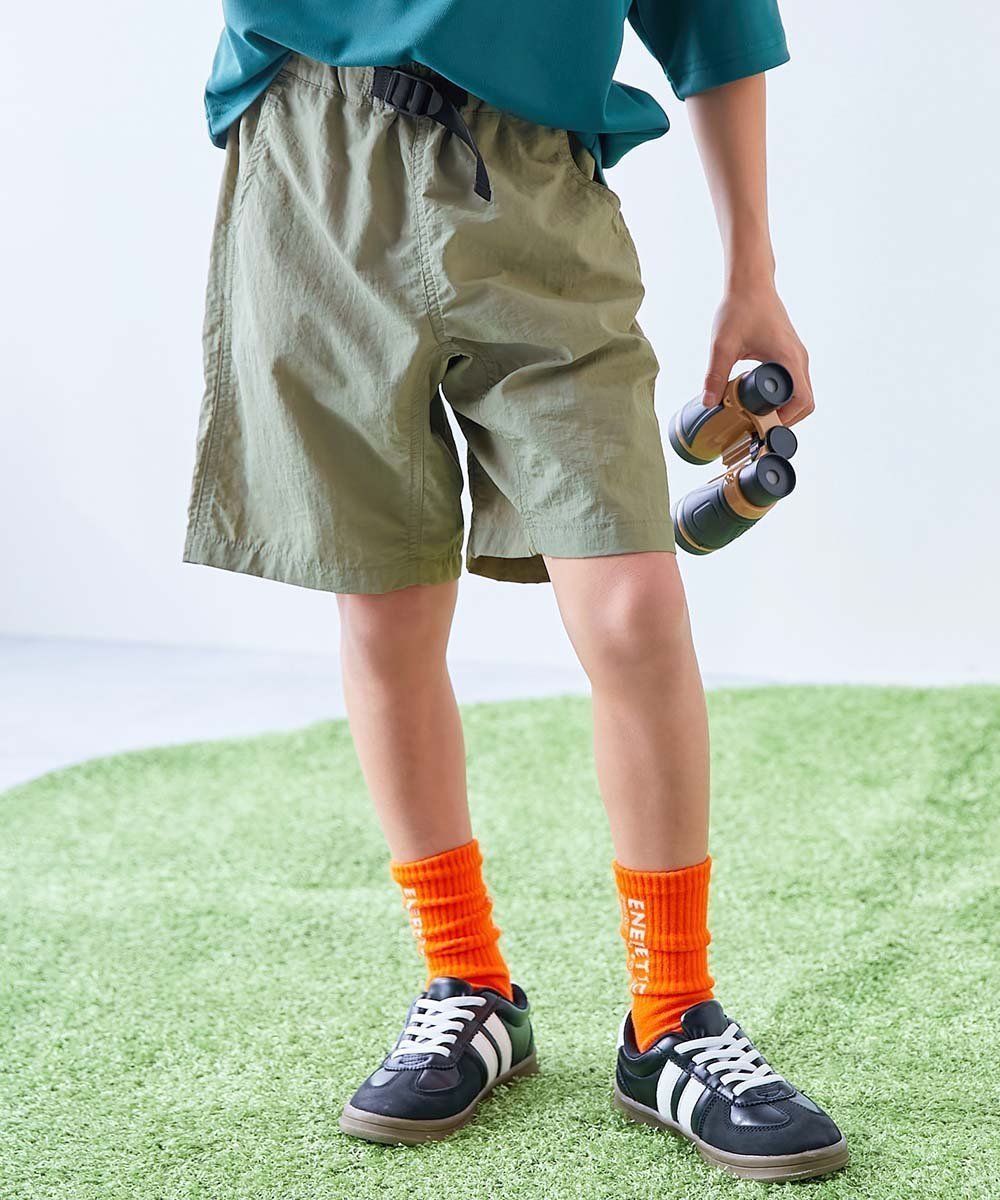 【デビロック/devirock / KIDS】の【水はじく】撥水ナイロン ハーフパンツ(水陸両用) 子供服 キッズ 男の子 26SS インテリア・キッズ・メンズ・レディースファッション・服の通販 founy(ファニー) 　ファッション　Fashion　キッズファッション　Fashion for Kids　ボトムス　Bottoms　アウトドア　Outdoor Clothing　シンプル　Simple, Minimal　ハーフ　Half, Half-Length　ポケット　Pocket, Pocket Detail　メッシュ　Mesh, Net Fabric　水着　Swimsuit, Swimwear　おすすめ　Recommended / Our Picks　夏　Summer　2026年　2026　2026春夏・S/S　Spring/Summer 2026 SS26　Lカーキ|ID: prp329100004956847 ipo3291000000037194259