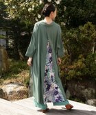 【アミナコレクション/Amina Collection】の【カヤ】そよ風八掛ワンピース 人気、トレンドファッション・服の通販 founy(ファニー) ファッション Fashion レディースファッション Fashion for Women ワンピース Dresses プリント Print, Printed Pattern エレガント 上品 Elegant 無地 Plain, Solid Color thumbnail グリーン|ID: prp329100004956944 ipo3291000000037194966