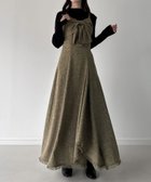 【ジュノア/JUNOAH】のmipiarl 薄手ツイードフロントリボンラッフルキャミワンピース 人気、トレンドファッション・服の通販 founy(ファニー) ファッション Fashion レディースファッション Fashion for Women ワンピース Dresses キャミソールワンピース Camisole Dresses thumbnail ダークベージュ|ID: prp329100004956949 ipo3291000000037195001
