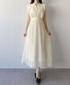 【ジュノア/JUNOAH】のmipiarl ラッフルピンタックプリーツワンピース 人気、トレンドファッション・服の通販 founy(ファニー) ファッション Fashion レディースファッション Fashion for Women ワンピース Dresses thumbnail アイボリー|ID: prp329100004956982 ipo3291000000037195231