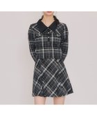 【レディアゼル/REDYAZEL】のバイアスチェックショートブラウス*プリーツミニスカートセットアップ 人気、トレンドファッション・服の通販 founy(ファニー) ファッション Fashion レディースファッション Fashion for Women セットアップ Matching Sets スカート・ミニ/ミディ/マキシ Skirts / Mini, Midi & Maxi Skirts スカート Skirts ミニスカート Mini Skirts クラシック Classic, Timeless Style コンパクト Compact, Small Size ジャケット Jacket, Outerwear セットアップ Set-Up, Coordinated Outfit チェック Check, Plaid, Tartan バイアス Bias, Diagonal Cut フィット Fit, Slim Fit エレガント 上品 Elegant thumbnail ブラック|ID: prp329100004956992 ipo3291000000037195298