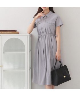 【インデックス/INDEX】のサイドリボンシャツワンピース【洗濯機OK/防シワ】 人気、トレンドファッション・服の通販 founy(ファニー) ファッション Fashion レディースファッション Fashion for Women ワンピース Dresses シャツワンピース / 1枚で着映えコーデ Shirt Dresses ギャザー Gathered, Ruffled クラシカル Classical, Vintage-Inspired スマート Smart, Elegant ポケット Pocket, Pocket Detail ヨーク Yoke, Yoke Design リボン Ribbon, Bow エレガント 上品 Elegant |ID:prp329100004956997