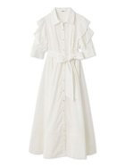 【スナイデル/SNIDEL】のSustainableフリルデザインシャツワンピース 人気、トレンドファッション・服の通販 founy(ファニー) ファッション Fashion レディースファッション Fashion for Women ワンピース Dresses シャツワンピース / 1枚で着映えコーデ Shirt Dresses インナーキャミ Inner Camisole ウェーブ Wavy Pattern オックス Oxford Fabric カフス Cuff Design 今季 This Season, Current Season ストライプ Stripe, Striped Pattern ストレート Straight, Straight Cut スマート Smart, Elegant チェック Check, Plaid, Tartan トレンド Trend, Trending Now フェミニン Feminine, Girly フリル Frill, Ruffle フロント Front, Front Design 無地 Plain, Solid Color リボン Ribbon, Bow おすすめ Recommended / Our Picks thumbnail WHT[001]|ID: prp329100004957076 ipo3291000000037195895