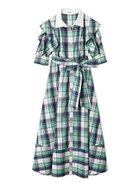 【スナイデル/SNIDEL】のSustainableフリルデザインシャツワンピース 人気、トレンドファッション・服の通販 founy(ファニー) ファッション Fashion レディースファッション Fashion for Women ワンピース Dresses シャツワンピース / 1枚で着映えコーデ Shirt Dresses インナーキャミ Inner Camisole ウェーブ Wavy Pattern オックス Oxford Fabric カフス Cuff Design 今季 This Season, Current Season ストライプ Stripe, Striped Pattern ストレート Straight, Straight Cut スマート Smart, Elegant チェック Check, Plaid, Tartan トレンド Trend, Trending Now フェミニン Feminine, Girly フリル Frill, Ruffle フロント Front, Front Design 無地 Plain, Solid Color リボン Ribbon, Bow おすすめ Recommended / Our Picks thumbnail CHECK[931]|ID: prp329100004957076 ipo3291000000037195897