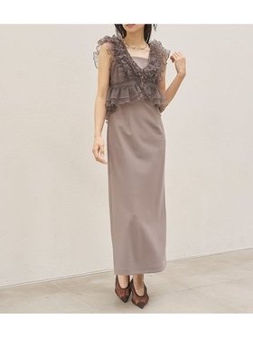 【スナイデル/SNIDEL】のチュールボレロセットキャミドレス 人気、トレンドファッション・服の通販 founy(ファニー) ファッション Fashion レディースファッション Fashion for Women アウター Coat / Outerwear Collection ボレロ・ショート丈ジャケット / ドレス羽織りに Boleros & Short Jackets トップス・カットソー Cut & Sew Tops キャミソール&ノースリーブ Camisoles & Sleeveless Tops ワンピース Dresses フォーマル・パーティードレス・結婚式用ドレス Elegant & Casual Dresses おすすめ Recommended / Our Picks ウェーブ Wavy Pattern シンプル Simple, Minimal ジャケット Jacket, Outerwear ストレート Straight, Straight Cut スマート Smart, Elegant パイピング Piping, Trim Design フロント Front, Front Design エレガント 上品 Elegant 人気 Popular, Best Seller |ID:prp329100004957078