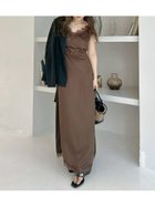 【フレイ アイディー/FRAY I.D】のサイドカッティングレーストリムキャミワンピース 人気、トレンドファッション・服の通販 founy(ファニー) ファッション Fashion レディースファッション Fashion for Women ワンピース Dresses キャミソールワンピース Camisole Dresses カッティング Cutting Detail キャミソール Camisole, Spaghetti Strap Top スマート Smart, Elegant バランス Balance, Style Balance プリント Print, Printed Pattern レース Lace, Lace Fabric エレガント 上品 Elegant 無地 Plain, Solid Color thumbnail BRW[058]|ID: prp329100004957129 ipo3291000000037196284