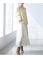 【スナイデル/SNIDEL】のスラブニットセットワンピース 人気、トレンドファッション・服の通販 founy(ファニー) ファッション Fashion レディースファッション Fashion for Women ワンピース Dresses イエロー Yellow ウェーブ Wavy Pattern エレガント 上品 Elegant 春 Spring キャミソール Camisole, Spaghetti Strap Top 今季 This Season, Current Season シンプル Simple, Minimal ストレート Straight, Straight Cut スマート Smart, Elegant ラベンダー Lavender リボン Ribbon, Bow ロング Long, Long-Length おすすめ Recommended / Our Picks thumbnail YEL[032]|ID: prp329100004957136 ipo3291000000037196332