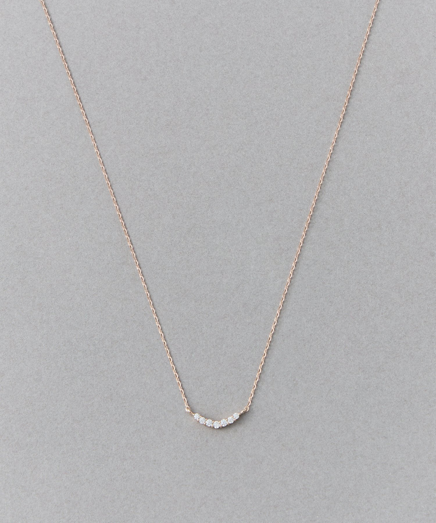 【エテ/ete】のレイヤード ビジュー ネックレス インテリア・キッズ・メンズ・レディースファッション・服の通販 founy(ファニー) 　ファッション　Fashion　レディースファッション　Fashion for Women　ジュエリー　Jewelry　ネックレス　Necklaces & Pendants　おすすめ　Recommended / Our Picks　ギフト プレゼント　Gift / Present　シンプル　Simple, Minimal　ジュエリー　Jewelry, Accessories　ダウン　Down, Puffer　デコルテ　Décolleté, Neckline　ネックレス　Necklace, Pendant Necklace　ビジュー　Bijou, Jewel-like Accent　エレガント 上品　Elegant　ピンクゴールド|ID: prp329100004957193 ipo3291000000037196757