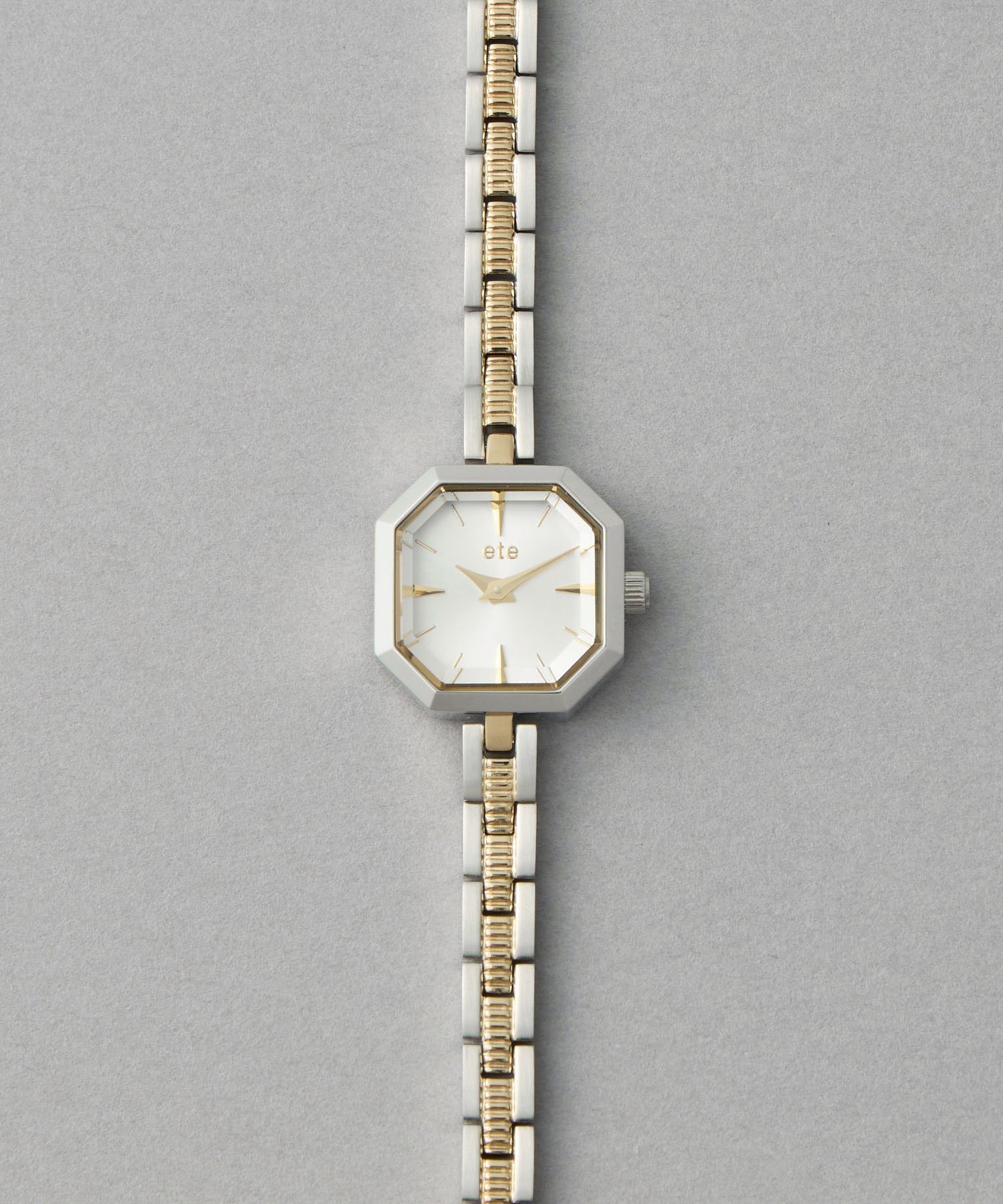 【エテ/ete】のオクタゴンフェイス ウォッチ インテリア・キッズ・メンズ・レディースファッション・服の通販 founy(ファニー) 　ファッション　Fashion　レディースファッション　Fashion for Women　おすすめ　Recommended / Our Picks　ウォッチ　Wristwatch　クラシカル　Classical, Vintage-Inspired　センター　Center, Center Line　メッシュ　Mesh, Net Fabric　ワーク　Workwear, Utility Style　シルバー系その他|ID: prp329100004957204 ipo3291000000037196836