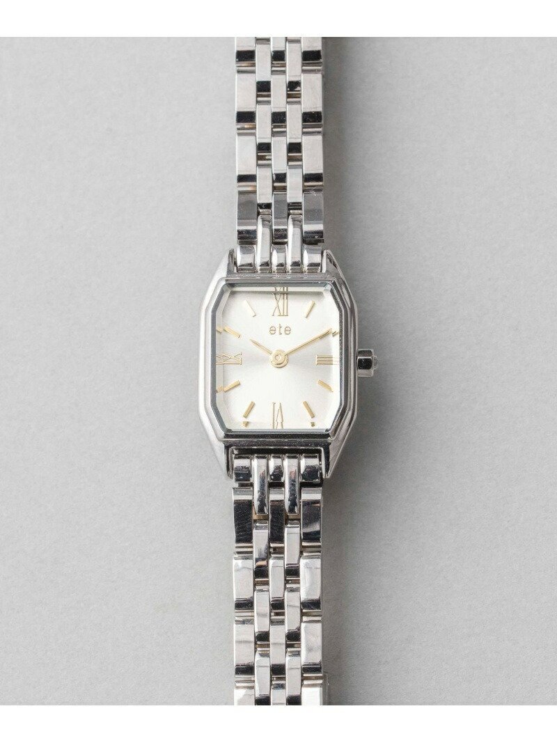 【エテ/ete】のオクタゴンフェイス 2Way ウォッチ インテリア・キッズ・メンズ・レディースファッション・服の通販 founy(ファニー) 　ファッション　Fashion　レディースファッション　Fashion for Women　おすすめ　Recommended / Our Picks　ウォッチ　Wristwatch　ギフト プレゼント　Gift / Present　クラシカル　Classical, Vintage-Inspired　シルバー　Silver, Metallic Silver　ダイヤモンド　Diamond, Brilliant Cut　メタル　Metal, Metal Parts　リュクス　Luxury, Elegant, High-End, Chic　B|ID: prp329100004957206 ipo3291000000037196866