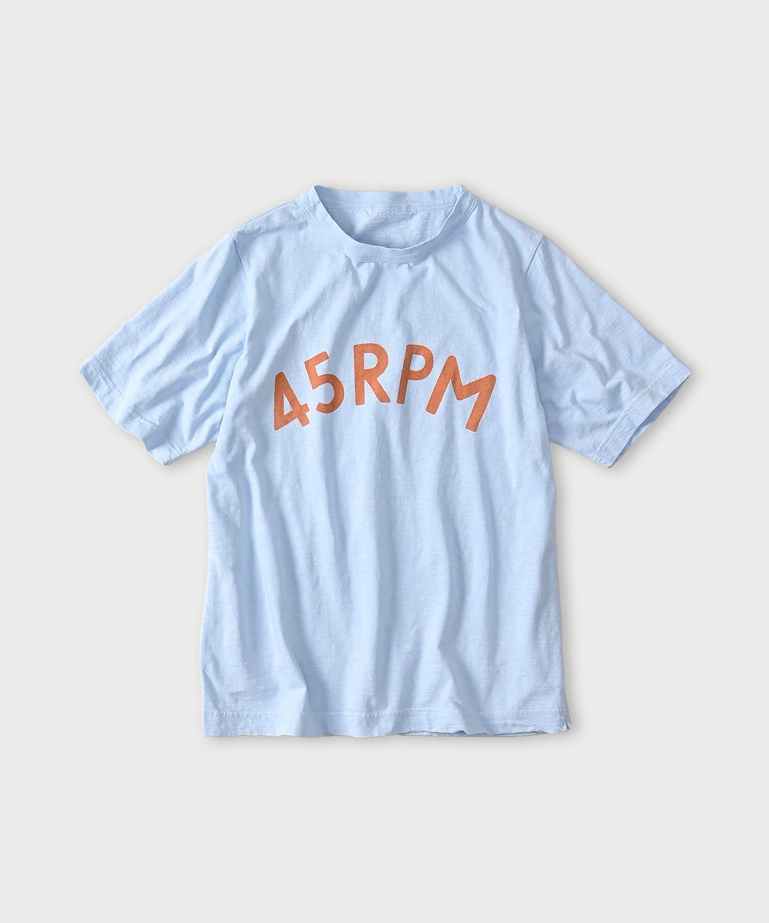 【フォーティファイブ アール/45R】のビッグロゴプリントの908Tシャツ インテリア・キッズ・メンズ・レディースファッション・服の通販 founy(ファニー) 　ファッション　Fashion　レディースファッション　Fashion for Women　トップス・カットソー　Cut & Sew Tops　シャツ・ブラウス・オフィスカジュアル　Elegant Blouses & Button-Ups　ロングTシャツ・Tシャツ　Longline T-Shirts & Tees　インナー　Innerwear　コンパクト　Compact, Small Size　ビッグ　Big, Oversized　プリント　Print, Printed Pattern　71-サックス|ID: prp329100004960302 ipo3291000000037217509