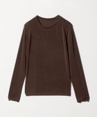 【ユナイテッドアローズ/UNITED ARROWS】のシャイニーリブ クルーネックTシャツ A DAY IN THE LIFE 人気、トレンドファッション・服の通販 founy(ファニー) ファッション Fashion レディースファッション Fashion for Women トップス・カットソー Cut & Sew Tops シャツ・ブラウス・オフィスカジュアル Elegant Blouses & Button-Ups ロングTシャツ・Tシャツ Longline T-Shirts & Tees インナー Innerwear 洗える Machine Washable カットソー Cut and Sewn Top 今季 This Season, Current Season シンプル Simple, Minimal 人気 Popular, Best Seller 長袖 Long Sleeve, Full Sleeve ブライト Bright, Shiny ベスト Vest, Waistcoat アウトレット Outlet / Clearance おすすめ Recommended / Our Picks thumbnail DK.BROWN|ID: prp329100004960305 ipo3291000000037217559