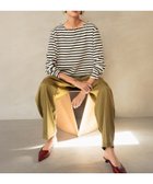 【リバーフィールド アンド コー/RIVER FIELD & Co】の【2026SS】スカラップネック ボーダーカットソー 長袖 きれいめ 人気、トレンドファッション・服の通販 founy(ファニー) ファッション Fashion レディースファッション Fashion for Women トップス・カットソー Cut & Sew Tops カットソー・ベーシックTシャツ Cut-and-Sewn Tops / Stretch Tees & Basics エレガント 上品 Elegant スカラップ Scallop, Scalloped Edge スクエア Square, Square Shape 長袖 Long Sleeve, Full Sleeve フラット Flat, Flat Shoes ボーダー Border, Stripe ロング Long, Long-Length 再入荷 Restock / Back in Stock 2026年 2026 2026春夏・S/S Spring/Summer 2026 SS26 thumbnail IVBK|ID: prp329100004960308 ipo3291000000037217595