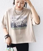 【シップス/SHIPS】の【SHIPS別注】81BRANCA フォト ワイド TEE 人気、トレンドファッション・服の通販 founy(ファニー) ファッション Fashion レディースファッション Fashion for Women インナー Innerwear ジャケット Jacket, Outerwear バランス Balance, Style Balance プリント Print, Printed Pattern ベーシック Basic, Essential ボトム Bottoms, Lower Wear 別注 Limited Edition, Custom Order ミリタリー Military, Army Style ワイド Wide, Wide Fit 夏 Summer 2025年 2025 2025春夏・S/S Spring/Summer 2025 SS25 thumbnail ベージュ|ID: prp329100004960317 ipo3291000000037217666