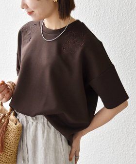 【シップス/SHIPS】のSHIPS any 洗濯機可能 エンブロイダリー ショートスリーブ プルオーバー 人気、トレンドファッション・服の通販 founy(ファニー) ファッション Fashion レディースファッション Fashion for Women トップス・カットソー Cut & Sew Tops カジュアルプルオーバー・ニットトップス Pullovers & Knit Tops / Casual Pullovers エンブロイダリー Embroidery Design 洗える Machine Washable カットソー Cut and Sewn Top ショルダー Shoulder, Shoulder Strap ショート Short, Short Length スラックス Slacks, Dress Pants スリーブ Sleeve, Long Sleeve / Short Sleeve ダブル Double, Double-Breasted ドロップ Drop Shoulder, Dropped Style フラワー Flower, Floral リラックス Relax, Relaxed Fit ワイド Wide, Wide Fit おすすめ Recommended / Our Picks 夏 Summer ビジネス 仕事 通勤 Business / Work / Commuting 2026年 2026 2026春夏・S/S Spring/Summer 2026 SS26 |ID:prp329100004960319